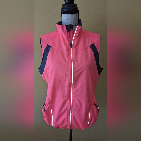 Brooks Tops Brooks Womens Pink Reflective Running Vest Size Large